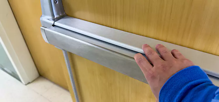 Installing a Push Bar on a Door Columbus